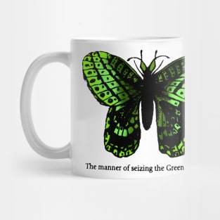 The Manner of Seizing the Green Butterfly Mug